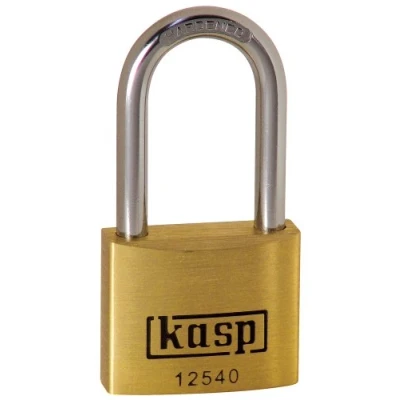 Immagine di Kasp 125 Lucchetto in ottone di alta qualità, 40 x mm, gambo lungo, KA25405