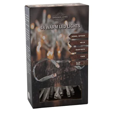 Immagine di Luci a LED batterie Timer 48 per interni ed esterni