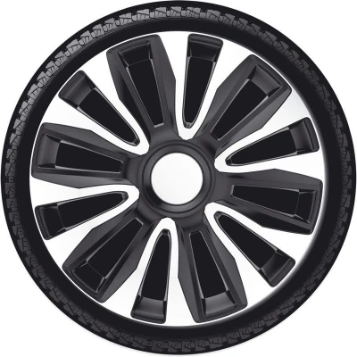 Immagine di AutoStyle PP 5093SB Copricerchi 13Inch nero/argento
