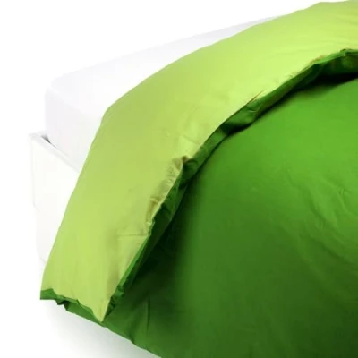 Immagine di Caleffi Sacco Letto Piazza e Mezza Cotone tinta unita Verde in 58579