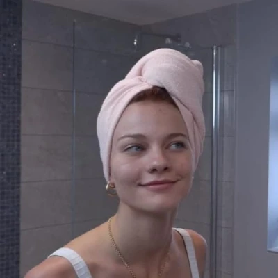 Immagine di PROTECHT DRYPLUS Asciugamano per capelli in microfibra Gossamer Rosa
