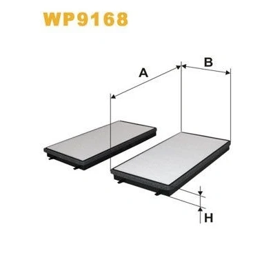 Immagine di WIX FILTERS WP9168 Filtro abitacolo particellare 322 172 30 BMW: 7