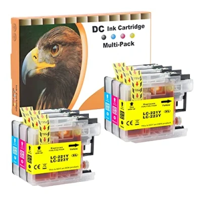 Immagine di D&amp;C Cartuccia d&#039;inchiostro compatibile per Brother LC223XL MFC J5625DW DCP J4120DW J5320DW J4420DW J4620DW J480DW J562DW J5620DW J5720DW J680DW (6 Pack)