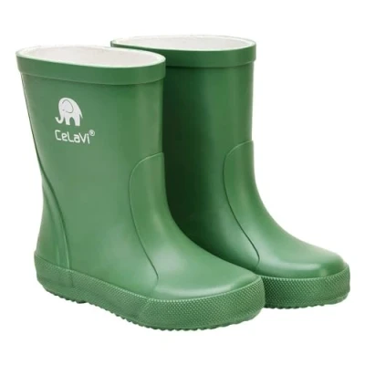 Immagine di CeLaVi Basic Wellies Solido, Stivali in Gomma, Elm Green, 22 EU