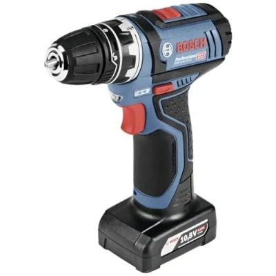 Immagine di Bosch Professional MP GSR 12V 15 FC 06019F6006 Trapano avvitatore a batteria 12 V Li Ion incl. seconda batteria, caricabatterie, valigia