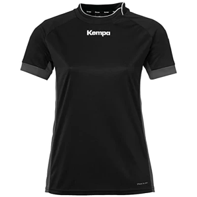 Immagine di Kempa Prime Tshirt con stampa, Donna, Taglia: Large, deep rot blau