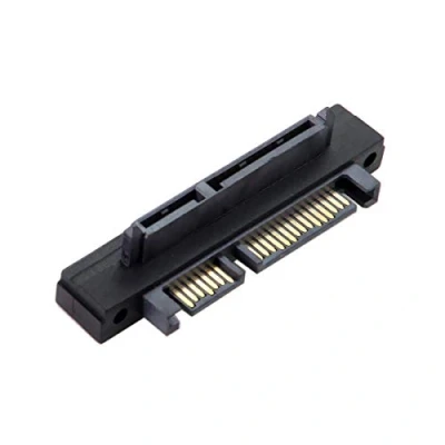 Immagine di chenyang Adattatore SATA da maschio a femmina 22 pin con angolo di 90 gradi, per hard disk 2,5/3,5&quot;