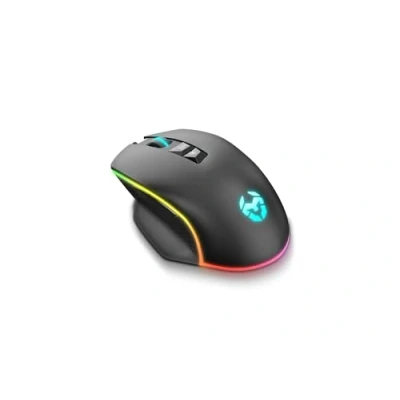 Immagine di KROM NXKROMKEOS Mouse da gioco Sensore ottico ad alta precisione, 6400 DPI, RGB Rainbow, 7 pulsanti programmabili, nero