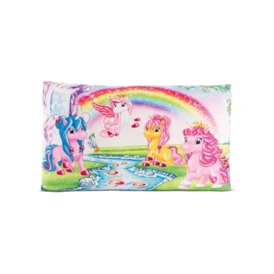 Immagine di NICI cuscino di peluche Lissy PONY Unicorno 43x25cm colorato Soffice morbido per bambini, bambine, neonati e amanti dei Ideale a casa, all&#039;asilo o in viaggio