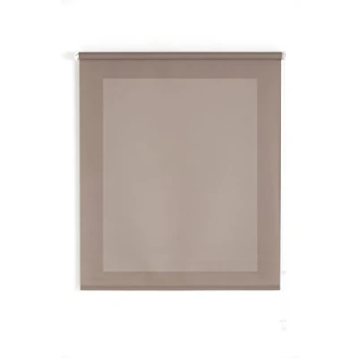 Immagine di Uniestor basic Tenda avvolgibile traslucida Marrone, 100 x 175 cm (Larghezza Altezza) Dimensioni del tessuto 97 170 cm. a rullo