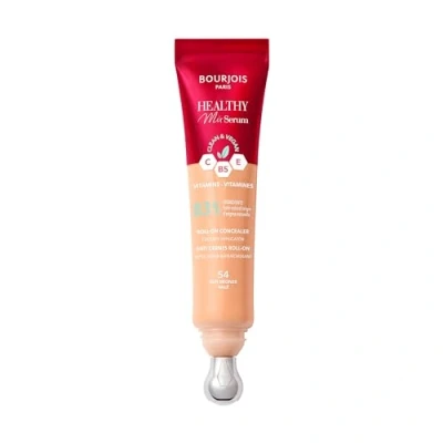Immagine di Bourjois Healthy Mix 2 in 1 Correttore siero, Leviga rughe e segni d’espressione, Rinfresca contorno occhi, Caffeina, Vitamine C, B5, Vegano, Applicatore rinfrescante, Sun Bronze, 11 ml
