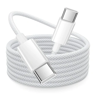 Immagine di Cavo iPhone 15 16 3M, USB Type C 3 Metri C, 60W to Cavetto Nylon Tipo Ricarica Rapida per Pro Max/15 Plus/16,iPad Pro/Air,Samsung Galaxy
