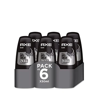 Immagine di Axe Deodorante per uomo Roll On Black 50 ml Confezione da 6