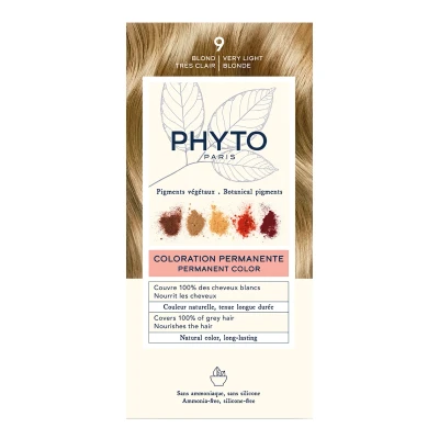 Immagine di Phyto Phytocolor Colorazione Permanente Tinta Numero 9 capelli colore biondo chiarissimo
