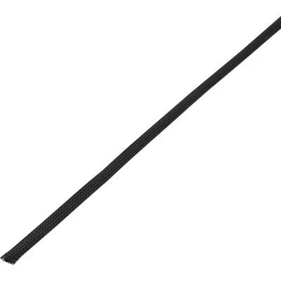 Immagine di TRU COMPONENTS 1572555 CBBOX0612 BK Guaina intrecciata Nero PET 6 fino a 12 mm 10 m