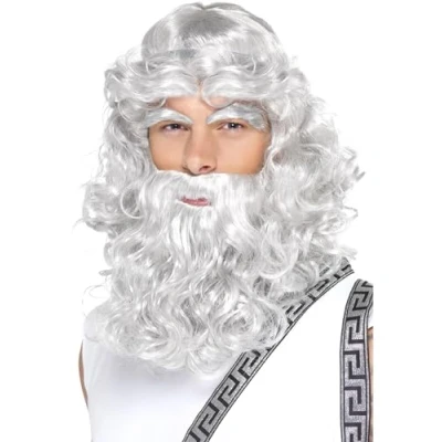 Immagine di SMIFFYS Set da Zeus, parrucca, barba e sopracciglia