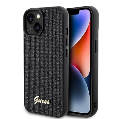 Immagine di Guess GUHCP15SPMSDGSK Custodia rigida per iPhone 15 6.1&quot;, colore: Nero