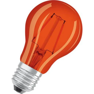 Immagine di OSRAM 4058075433960 LED (monocolore) ERP G (A G) E27 Forma di bulbo 2.5 W = 17 Arancione (Ø x L) 60 mm 105 1 pz.