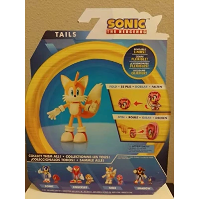 Immagine di SONIC THE HEDGEHOG Action figure giocattolo da collezione con code 10 cm