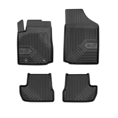 Immagine di FROGUM No. 77 77408050 Set tappetino Gomma anteriore e posteriore 4 nero Su misura CITROËN: C2 Hatchback