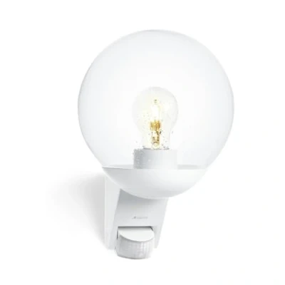 Immagine di Steinel L 585 S 005917 Lampada da parete per esterni con rilevatore di movimento a risparmio energetico, LED (monocolore) E27 60 W Bianco