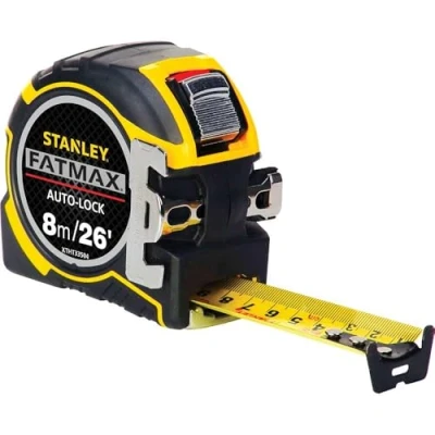 Immagine di Stanley Tools Fatmax Pro Metro A Nastro Autobloccante, Professionale, Lunghezza: 8 M