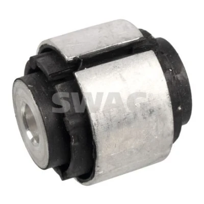 Immagine di SWAG 20 93 2037 Silent Block Assale posteriore Sx, inferiore, anteriore, Dx Gomma intagliato per braccio longitudinale oscillante