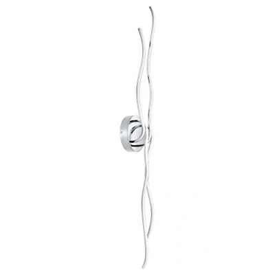 Immagine di Eglo Lampada da parete o soffitto, Alluminio, integrato, Cromo/Bianco, 116 x 18 7.5 cm, led, alluminio;plastica