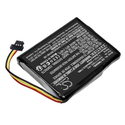 Immagine di TECHTEK batterie compatibile con [TomTom] 4EN6.001.02, 4EN62, 4EN62. Start 60, 60 EU, M, VIA 1605 sostituisce AHA11111003, per VFA FBA