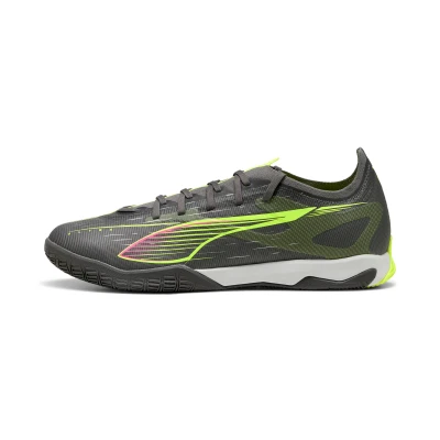 Immagine di Puma Ultra 5 Match IT Scarpe da calcetto, Taglia: 41, Matte aged silver yellow alert Tessuto / sintetico