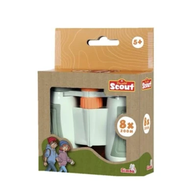 Immagine di Simba Scout Binocolo per Principianti, ingrandimento 8X, 11 cm, con Cordoncino, dai 3 Anni in su, 109452671