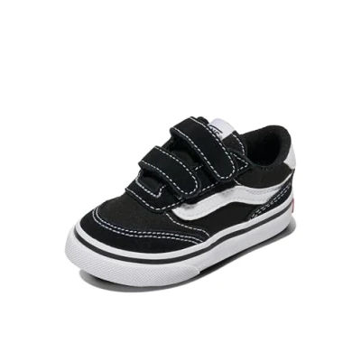 Immagine di Vans Brooklyn, Scarpe da Ginnastica Unisex Bambini e Ragazzi, BA2 Suede/Canvas Black/White, 34.5 EU