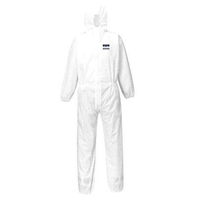 Immagine di Portwest ST30WHR4XL Tuta Intera, Confezione da 50 Pezzi, Bianco, 4XL