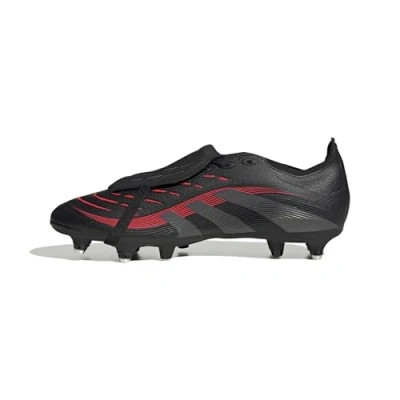 Immagine di adidas Predator League Fold Over Tongue Soft Ground Football Boots, Scarpe da Calcio Unisex Adulto, Core Black/Grey Four/Lucid Red, 42 2/3 EU