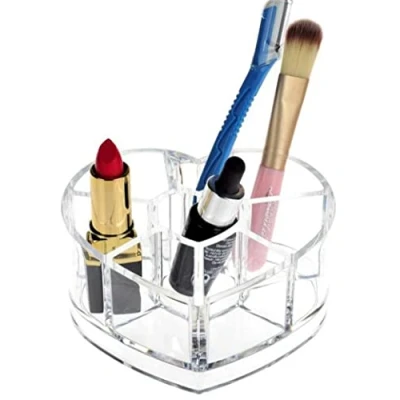Immagine di GUTEINTE Organizer per Trucchi, Contenitore Organiser Rossetto, Scatola Trasparente Organizzatore Display Holder Espositore Cosmetici (8 Posti)