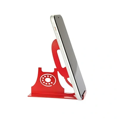 Immagine di Balvi Supporto Smartphone Riiing Colore Rosso Adatto per Ufficio, scrivania, Camera da Letto o soggio
