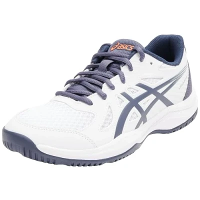 Immagine di Asics Upcourt 6 Scarpe da pallamano, Uomo, Taglia: 40, White/indigo fog Finta pelle / tessuto