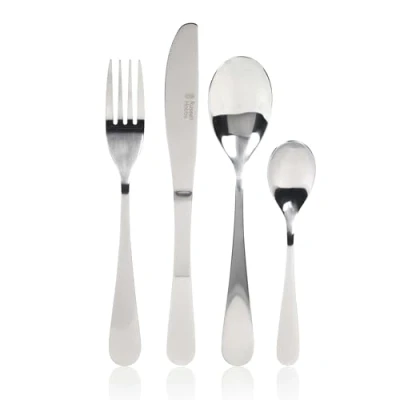 Immagine di Russell Hobbs BW031302, Set di Posate Deluxe London, 24 Pezzi, Impostare Acciaio Inox, Moderne