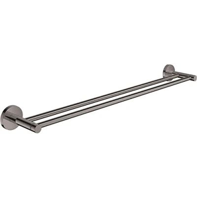 Immagine di Grohe 40802A01 Essential New Porta Salviette, Finitura Lucida, Hard Graphite, Large