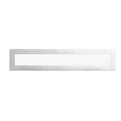 Immagine di Durable 498723 Duraframe Magnetic Top, Cornice Espositiva a Fissaggio Magnetico per Intestazioni, Confezione da 5 Pezzi, 297 x 40 mm, Argento Metallizzato