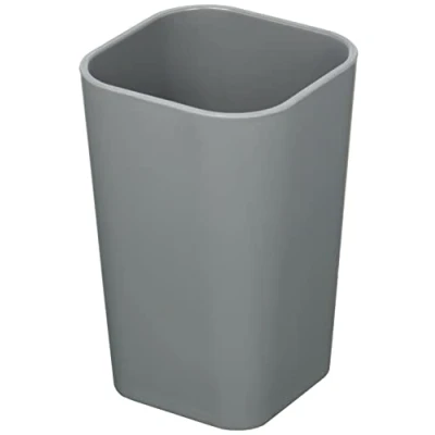 Immagine di douceur d&#039;Intérieur Bicchiere da Bagno di plastica 7 x 11 cm Vitamina Grigio