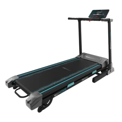 Immagine di Cecotec Tapis Roulant Pieghevole DrumFit WayHome 1600 Runner Sprint. 1900 W, 1 16 Km/h, 12 Programmi, Sistema di Smorzamento, Pannello LCD, Superficie Corsa 130x40cm, Inclinazione Motorizzata