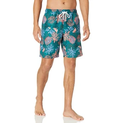 Immagine di Amazon Essentials Costume a Boxer Ad Asciugatura Rapida 23 cm Uomo, Arancio Corallo, XS