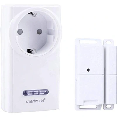 Immagine di Smartwares 10.043.95 Set Interruttore a Contatto, Bianco