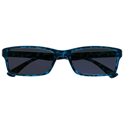 Immagine di The Reading Glasses Company L&#039;azienda Occhiali Da Lettura Blu Tartaruga Lettori Sole UV400 Stile Designer Uomo Donna S92 3 +3,00