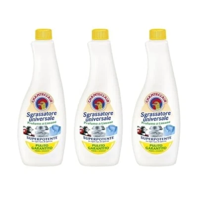 Immagine di Chanteclair Ricarica Sgrassatore Universale al Profumo di Limone, Confezione da 3 x 600 ml