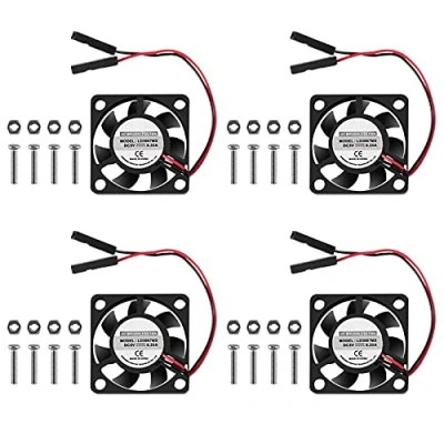 Immagine di ALMOCN Ventola di raffreddamento per Raspberry Pi, DC senza spazzole da 3,3 V, 5 30 x 7 mm, Pi 4, 3 B+, 3B, 2, B+