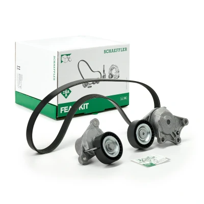 Immagine di INA 529 0323 10 Kit cinghie Poly V Controllare corsa libera generatore ed ev. sostituire CITROËN: C3 Picasso, C4 II Cactus,