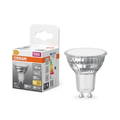 Immagine di OSRAM 4099854457425 Lampada riflettore a LED ERP E (A G) GU10 5.6 W Bianco caldo (Ø x A) 50.00 mm 1 pz.