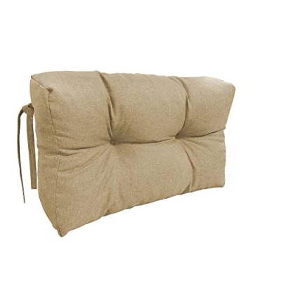 Immagine di chilly pilley Cuscino Trapuntato Per Mobili In Pallet Riempito Con Fiocchi Di Schiuma Divano Schienale Sedile Laterale Set (Cuscino 60 X 40 Beige)